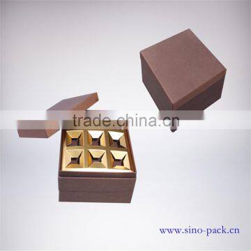 Fancy Packaging Box With Paper Divider for Chocolate Candy