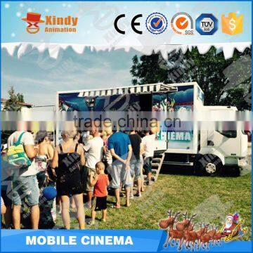 Electric motion ride simulator china truck mobile 7d cinema for sale