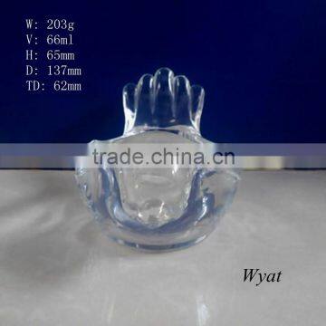 stocked bird design glass ashtray for wholesale