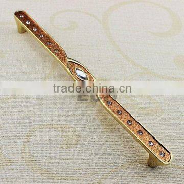 Long Zinc Alloy coloured furniture handle cabinet handle