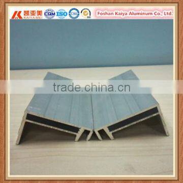 Industrial aluminum extruded profile for solar panels