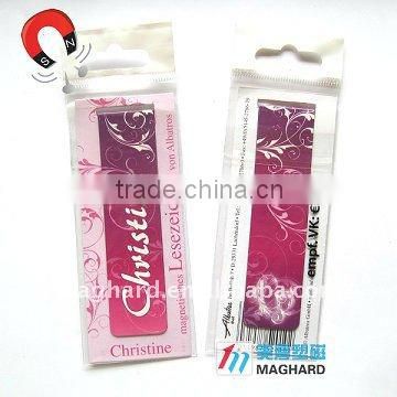 Rubber Magnet Bookmarks name tag christine