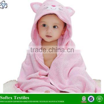 Colorful Hooded Baby Towel Bamboo photo-6