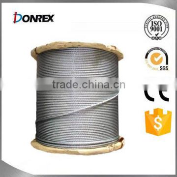 Self Color steel wire rope with factory price