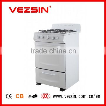 Free standing oven with 4 gas burners in 60cm(24 inch) gas cooker