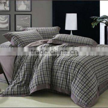 modern yarn dyed bedding comforter set king duvet cover plus euro sham