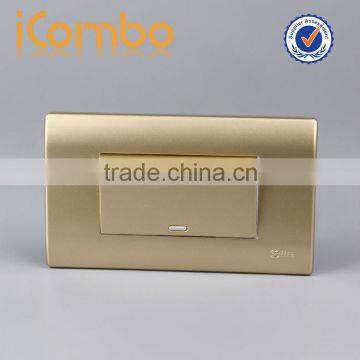 Icombo PA1716 1Gang 4Way Small Best Push Light Switch photo-2