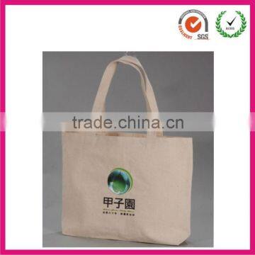 2013 reusable promotional cotton canvas calico tote bag (factory)