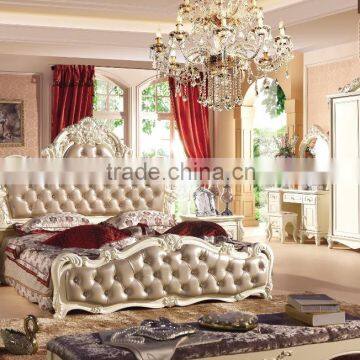 Royal luxury wooden bedroom furniture GZH-HA916