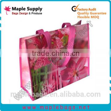 Large pp woven shopping bag full printing