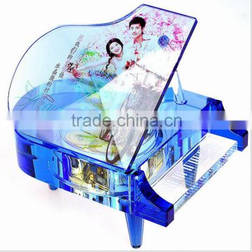 hot sale colorful crystal gift crystal piano