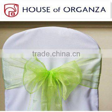 100% Polyester Organza Chair Sash For Wedding/party