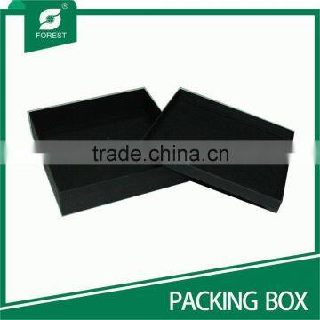 BLACK CARDBOARD PACKING BOX FOR JEWELRY photo-3