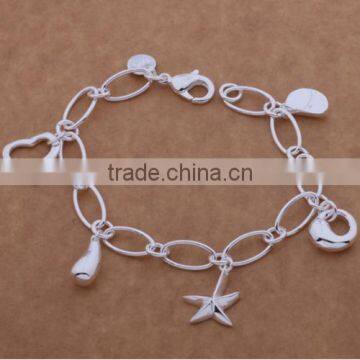 Star Pattern Design Chic Link Chain Bracelet