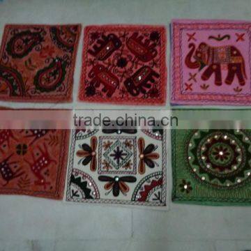 100 pcs LOT OF HAND EMBROIDERY CUSHION COVERS