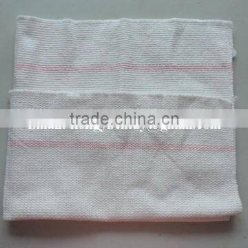 100%recycled cotton floor mop cloth with blue patch and hole in center                        
                                                Quality Choice