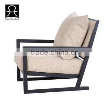 Hot Sale Oak Wood Leisure Chair Modern Lounge Chair Lazy Man Armchair
