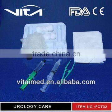 The New Combination Of Foley Catheterization Tray Of URO System FCT02With CE/FDA/ISO13485 Certificate