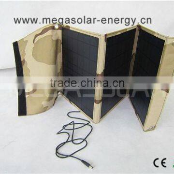 30W Portable Solar Power Charger Adapter for Laptop / Cellphone