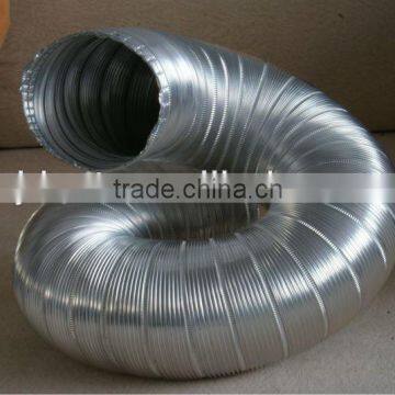 semi-rigid aluminum tube for hvac exhaust flexible ducts