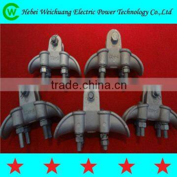 Suspension clamp for overhead power line fitting/power line hardware