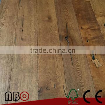 3-Layer Antique Engineered Oak Wood Flooring with Vintage Design