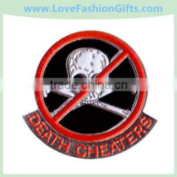 Embroidered Skull Applique Patch