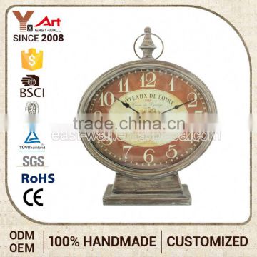 Hot Quality Cheaper Price Handmade Desk Building Clock