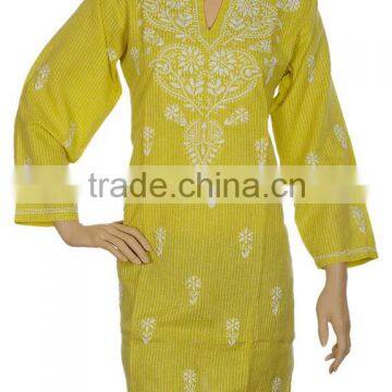 BEACH WEAR COTTON LONG TUNICS