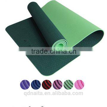 Anti-slip orchid TPE yogo floor mat