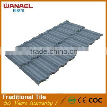 Wanael Traditional Noisy-resistant Metal Building Materials Red Clay Solar Roof Tiles