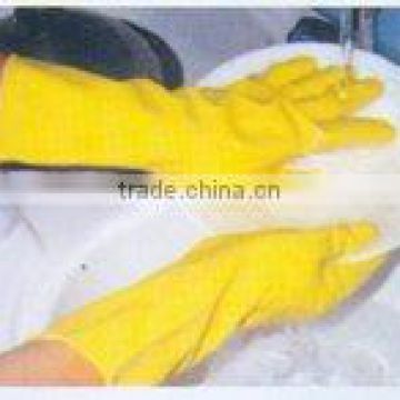 NATURAL LATEX HAND GLOVES / LATEX GLOVES / LATEX COATED GLOVE