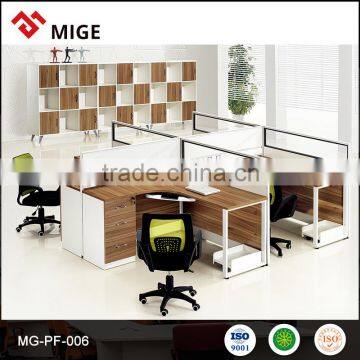 Open Office Partition Cubicle 4 seater Workstation