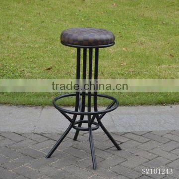 high quality rotatable steel bar stool