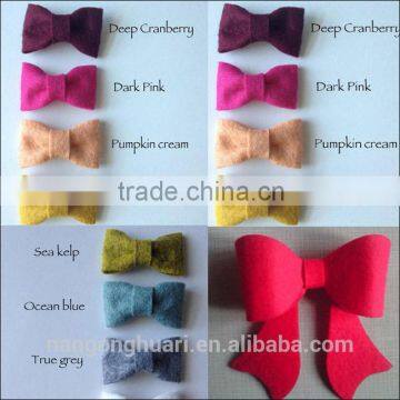 cheap green felt claw hair bows with clip