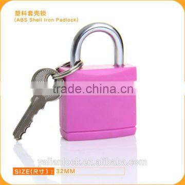 Yalian Brand Cheap Red Color ABS Shell Iron Padlock