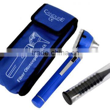 Blue Color Handle and Blue Color Packaging Fiber Optic Otoscopes / Fiber Optic Otoscopes Free Shipping For 15 Sets