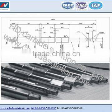 Tungsten carbide TC valves parts for wellhead