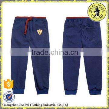 Elastic Waist Navy Chino Jogger Cotton Sports Pants