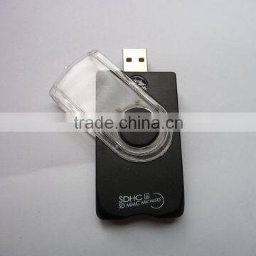 USB EMV ATM SIM Smart Card Multi-Memory Six-Slot Reader/Writer/Editor