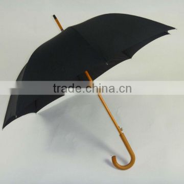 23" wooden shaft offset 8k straight umbrella for promotion