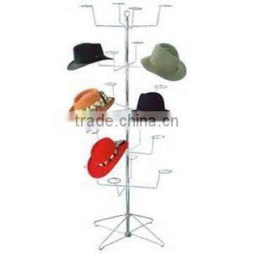 Powder coated wire hat rack