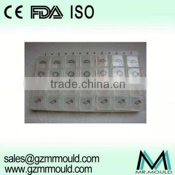 4 Compartment Pill Holder Keychain photo-3