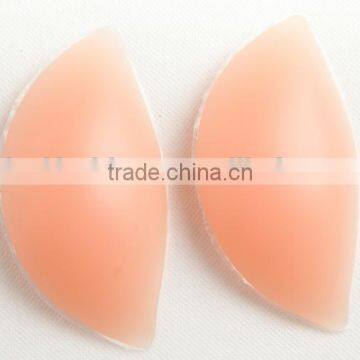 Ideal Fashions Swimsuit Silicone Padding Insert Swimwear Silicone Inserts Swimsuit Insert Pad "ox Horn" Shape Nude Silicone Bra photo-4