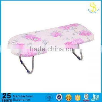 ISO Tabletop Portable 4-leg ironing board, ironing board with cotton cover, steel mesh top ironing board