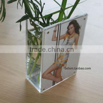 JLP customized acrylic square vase