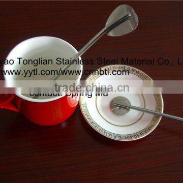 304 Stainless steel spoon straw(environment protection)