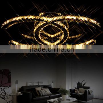 K9 Crystal Chandelier 220V Modern LED Crystal Ceiling Lamp