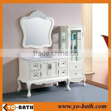 antique white solid wood antique bathroom vanity cabinet, antique bathroom furniture