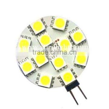 g4 led bulb light 12v led g4 2W g4 led lamp 12pcs 5050 led light bulb g4 DC10-30V high quality 3 years warranty